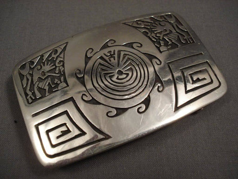 Museum Vintage Hopi Geometric Silver Bracelet