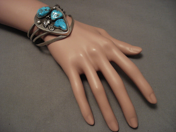 Important Vintage Navajo James Little Silver Bracelet
