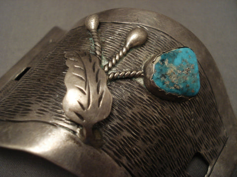 One Of The Largest Old Navajo Hair Barrettes
