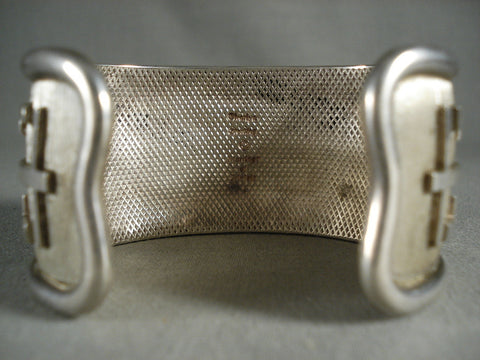 Museum Vintage Santo Domingo Advanced Silver Geomtrical Bracelet