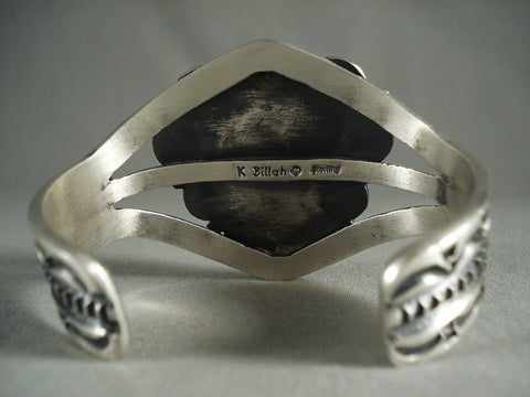 Museum Navajo #8/ Natural Royston Turquoise Silver Bracelet