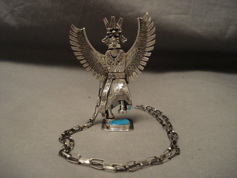 Jaw Dropping Vintage Navajo Kachina Necklace/ Statue