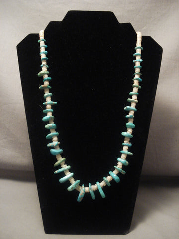 Very Old Santo Domingo Turquoise Necklace