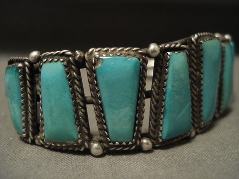 Museum Vintage Navajo Turquoise Silver Bracelet