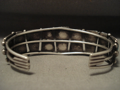 Museum Vintage Navajo Turquoise Silver Bracelet