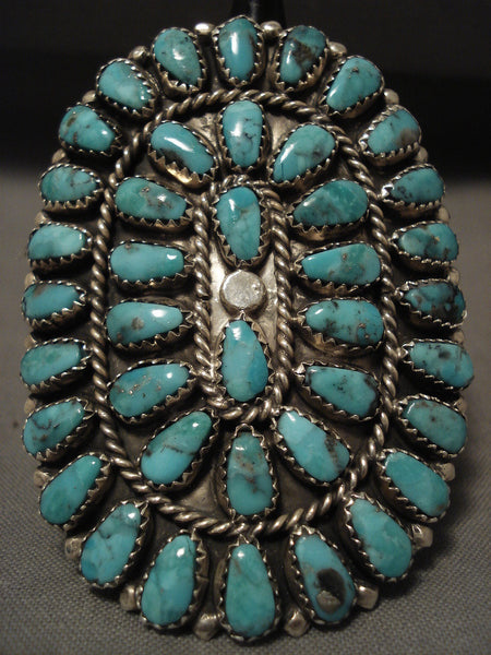 Absolutely Colossal Navajo Turquoise Silver Ring