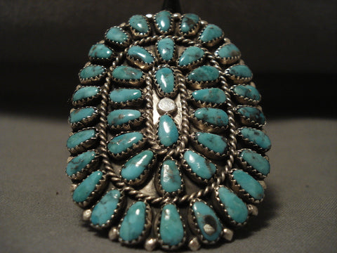 Absolutely Colossal Navajo Turquoise Silver Ring