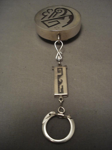 Innovative Vintage Hopi Hvy Silver Keychain/ Money Clip Accessory