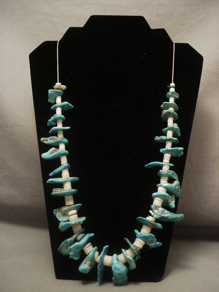 Earlier 1900's Vintage Santo Domingo Turquoise Necklace