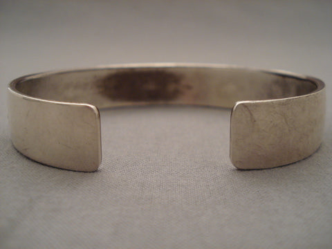 Unique And Rare Vintage San Felipe Silver 'Long Paw' Bracelet Old