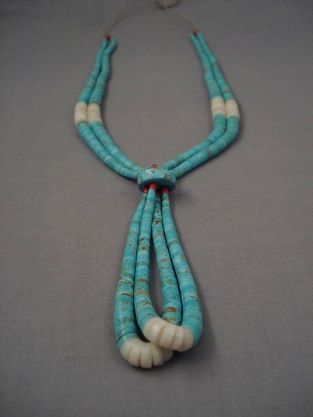 Museum Vintage Santo Domingo Number 8 Turquoise Necklace