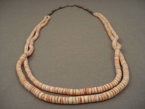 Very Old Santo Domingo Shell Collection Old Bead Necklace