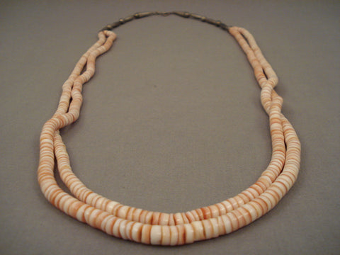 Very Old Santo Domingo Shell Collection Old Bead Necklace