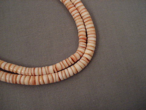 Very Old Santo Domingo Shell Collection Old Bead Necklace