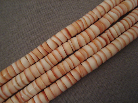 Very Old Santo Domingo Shell Collection Old Bead Necklace