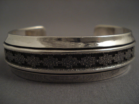 Museum Modernsitc Advanced Silver Navajo Bracelet