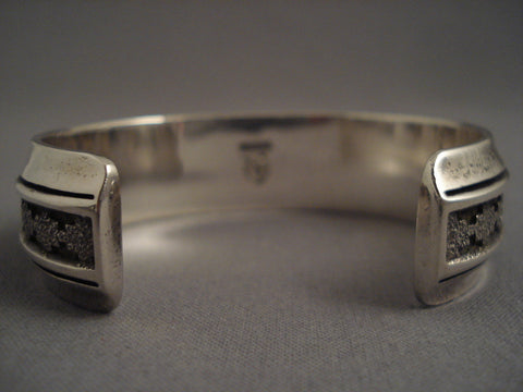 Museum Modernsitc Advanced Silver Navajo Bracelet