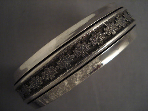 Museum Modernsitc Advanced Silver Navajo Bracelet