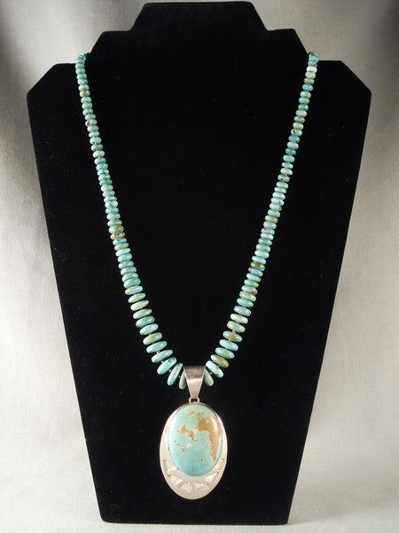 Museum Vintage Navajo Turquoise Silver Necklace