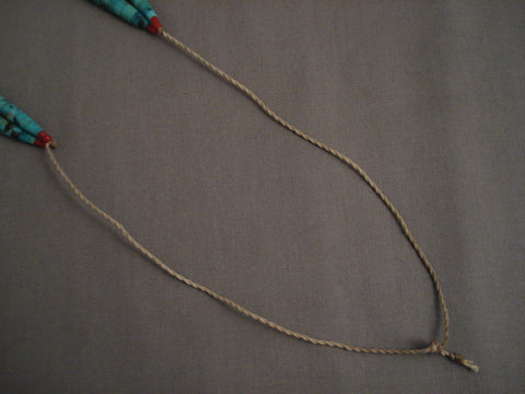 Quality Vintage Navajo Ceremonial Turquoise Necklace